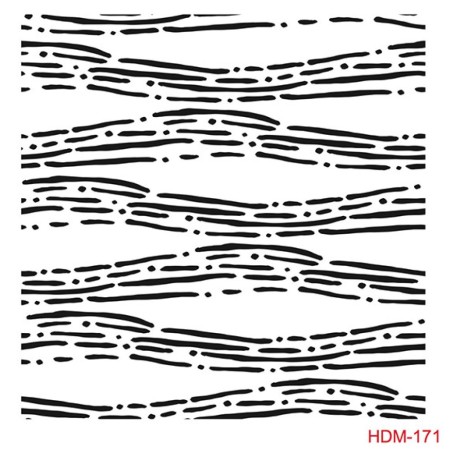 Ağaç Doku Model HDM171 Home Dekor 25x25 Stencil