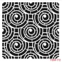 Geometrik Model HDM172 Home Dekor 25x25 Stencil