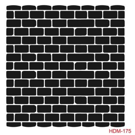 Taş Duvar Model HDM175 Home Dekor 25x25 Stencil