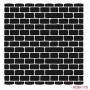 Taş Duvar Model HDM175 Home Dekor 25x25 Stencil
