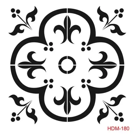 Fayans Model HDM180 Home Dekor 25x25 Stencil