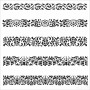 Border Model HDM197 Home Decor 25x25 Stencil
