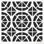 Fayans Model EHDM01 Home Dekor 25x25 Stencil