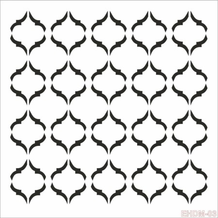 Fas Model EHDM03 Home Dekor 25x25 Stencil