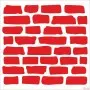 TD04 Stone Wall Stencil 40x40 cm