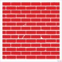 TD05 Stone Wall Stencil 45x45 cm