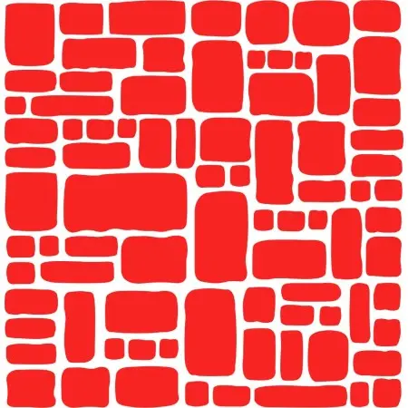 TD08 Stone Wall Stencil 40x40 cm