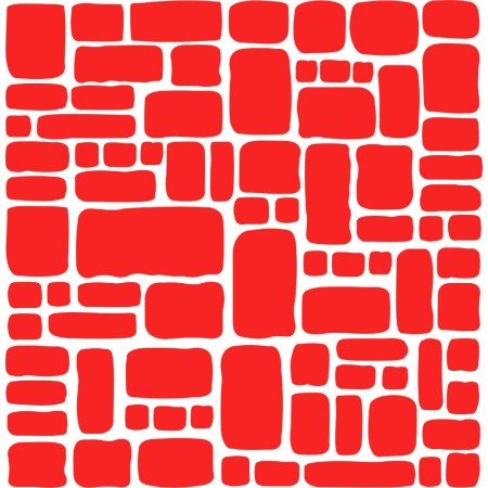 TD08 Stone Wall Stencil 45x45 cm