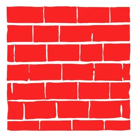 TD06 Stone Wall Stencil 30x30 cm