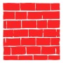 TD06 Stone Wall Stencil 45x45 cm