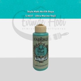 S9037 Ultra Marin Yeşil  Mat Akrilik Boya 120ML