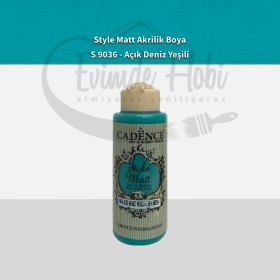 S9036 Açık Deniz Yeşili  Mat Akrilik Boya 120ML