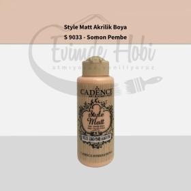 S9033 Somon Pembe  Mat Akrilik Boya 120ML