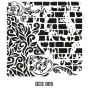 Kolaj Model GCS005 Grunge Duvar Stencil 45x45cm