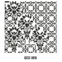 Kolaj Model GCS009 Grunge Duvar Stencil 45x45cm