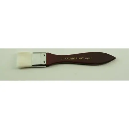Cadence CA727 Silk paintbrush with bordeaux red ground 1''