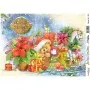 Model 750 New Year Cadence Rice Decoupage Paper 30x42cm.