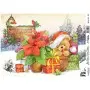 Model 751 New Year Cadence Rice Decoupage Paper 30x42cm.