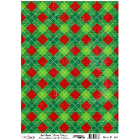 Model 762 Yılbaşı Cadence Pirinç Dekopaj Kağıdı 30x42cm.