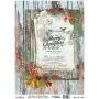 Model 766 New Year Cadence Rice Decoupage Paper 30x42cm.