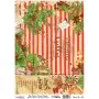 Model 769 New Year Cadence Rice Decoupage Paper 30x42cm.