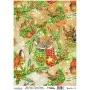 Model 771 New Year Cadence Rice Decoupage Paper 30x42cm.