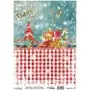 Model 778 New Year Cadence Rice Decoupage Paper 30x42cm.