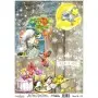 Model 780 New Year Cadence Rice Decoupage Paper 30x42cm.