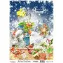 Model 782 New Year Cadence Rice Decoupage Paper 30x42cm.
