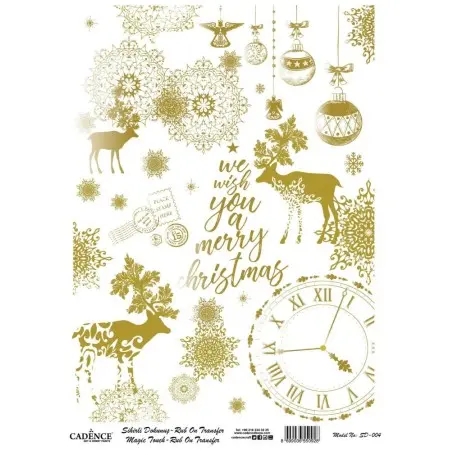 SD004 Gold Magic Touch Rubon 30x42cm