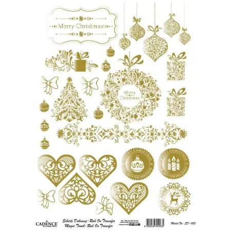 SD005 Gold Magic Touch Rubon 30x42cm
