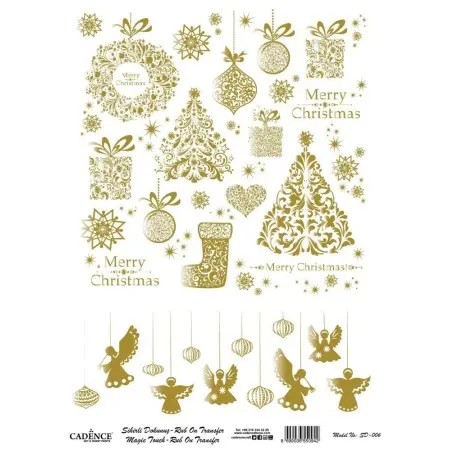 SD006 Gold Magic Touch Rubon 30x42cm