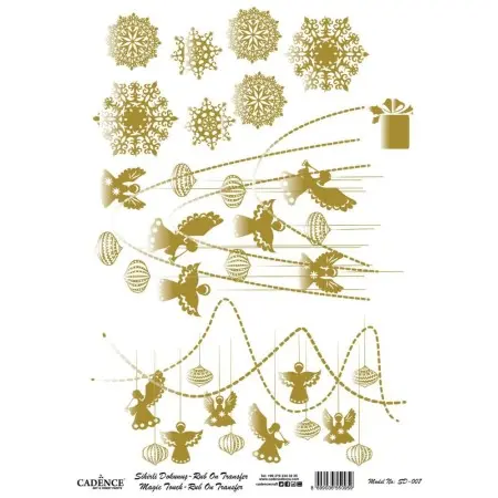 SD007 Gold Magic Touch Rubon 30x42cm
