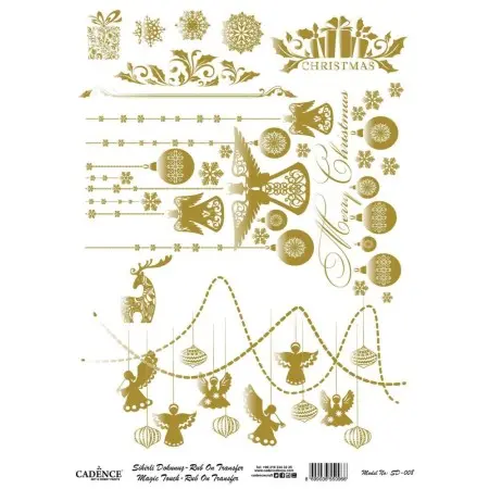 SD008 Gold Magic Touch Rubon 30x42cm