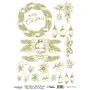 SD009 Gold Magic Touch Rubon 30x42cm