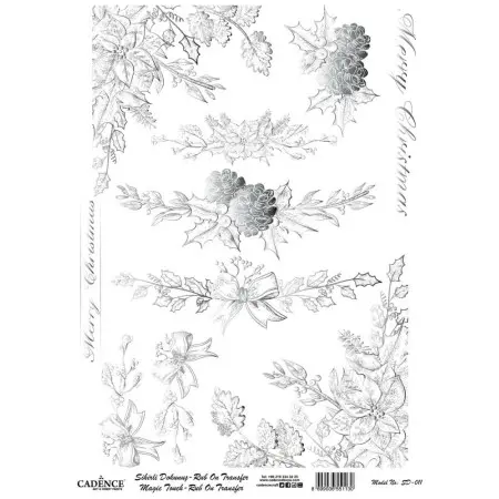 SD011 Silver Magic Touch Rubon 30x42cm