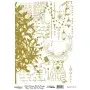 SD001 Gold Magic Touch Rubon 30x42cm