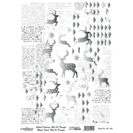 SD003 Silver Magic Touch Rubon 30x42cm