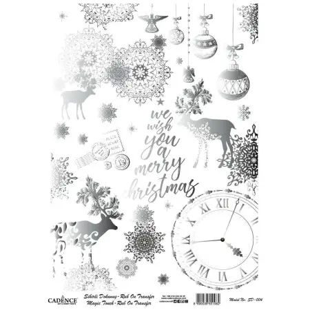 SD004 Silver Magic Touch Rubon 30x42cm