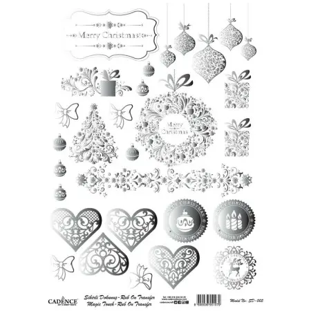 SD005 Silver Magic Touch Rubon 30x42cm