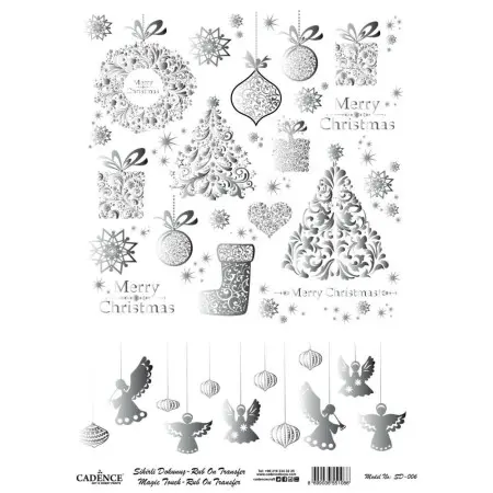 SD006 Silver Magic Touch Rubon 30x42cm