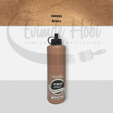 HM806 Bronz Cadence Hibrit Multisurface Metalik Boya 500ML