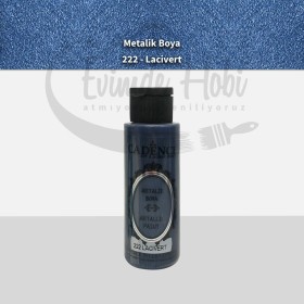 222 Lacivert Cadence Ham Yüzeyler İçin Metalik Boya 70ML