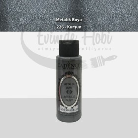 226 Kurşun Cadence Ham Yüzeyler İçin Metalik Boya 70ML