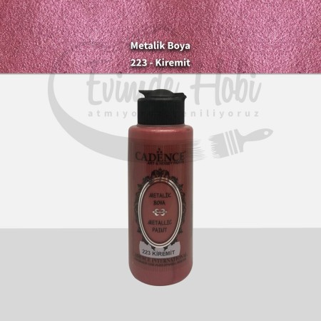 223 Kiremit Cadence Ham Yüzeyler İçin Metalik Boya 120ML