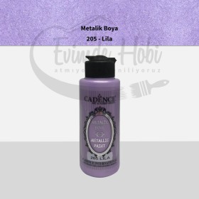 205 Lila Cadence Ham Yüzeyler İçin Metalik Boya 120ML