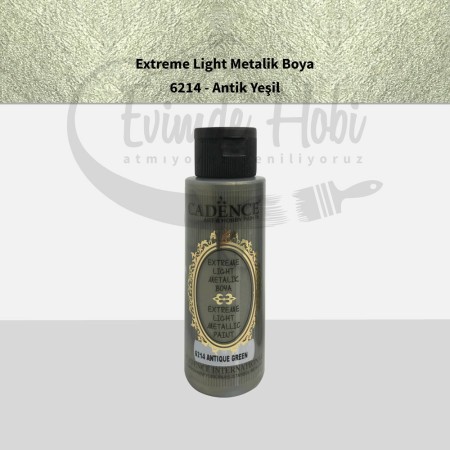 6214 Antik Yeşil Cadence Extreme Light Metalik Boya 70ML