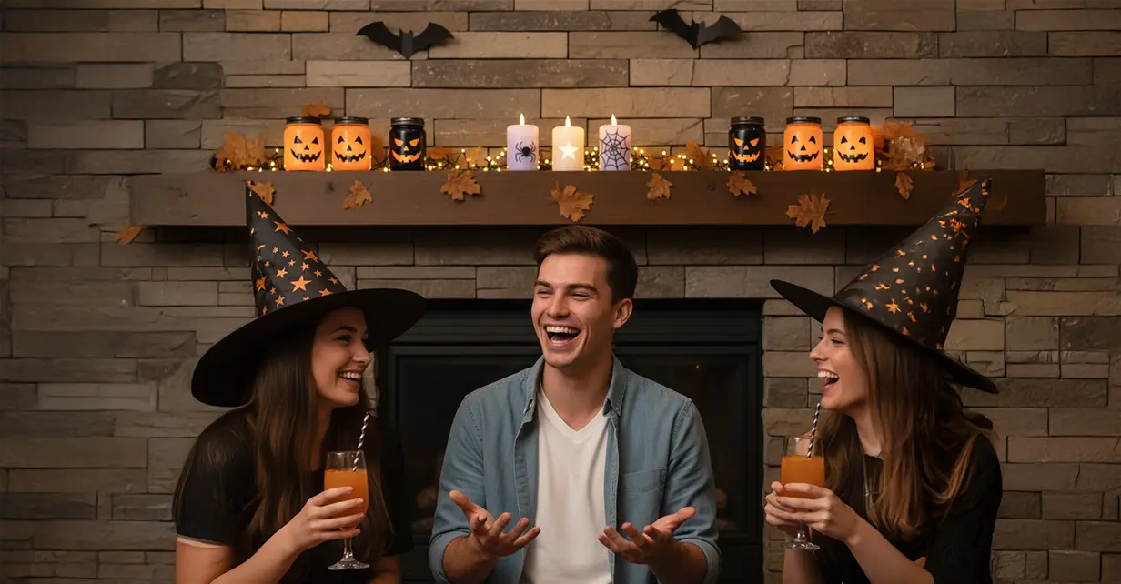 Einzigartige Halloween‑Deko aus Alltagsgegenständen